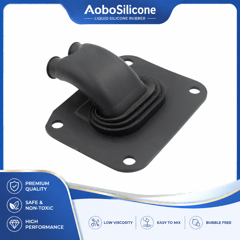 Conducto de ventilación de aire automotriz sobremoldeado LSR