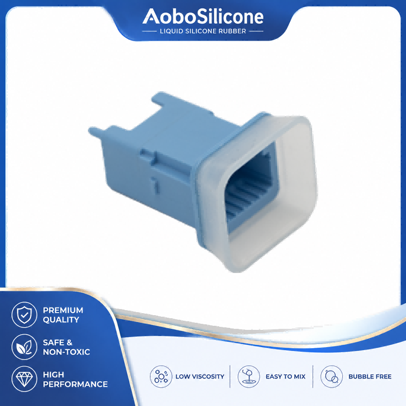 Conectores de mazo de cables automotrices impermeables sobremoldeados LSR